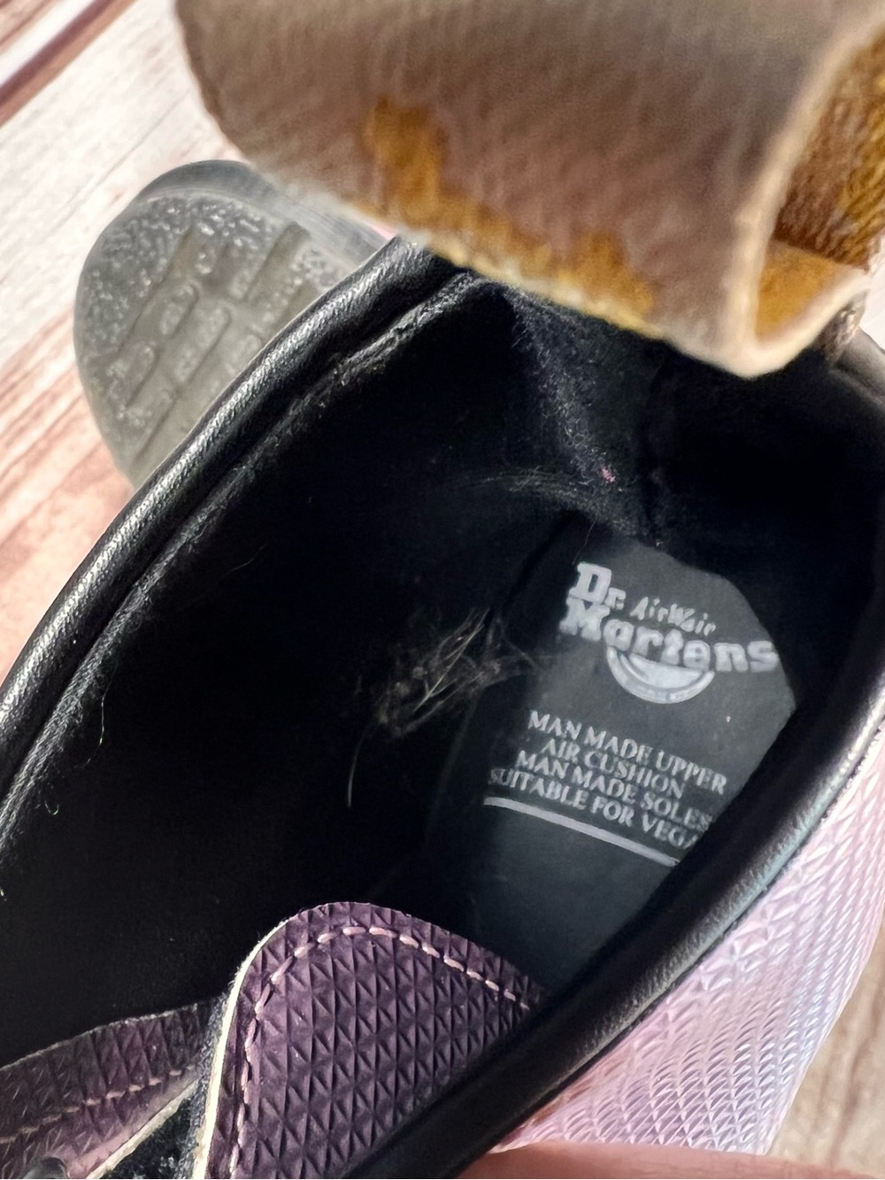 Dr. Martens Metallic Pink Lace-Up Women's Boots - Picture 7 of 13